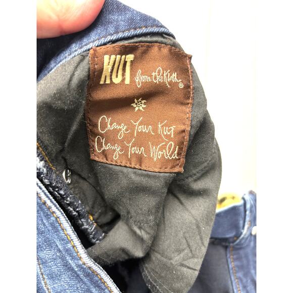 Kut From the Kloth Jeans Skinny Zip Ankle Medium Wash Size 6 - Picture 6 of 7